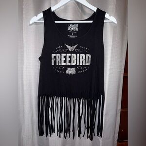 Freebird by Black Fringe Tank Top